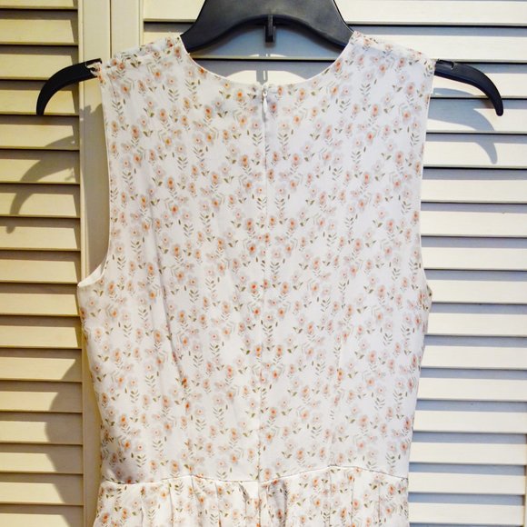 Italian Designer Otto d'Ame floral crepe dress size 4 - Picture 3 of 13